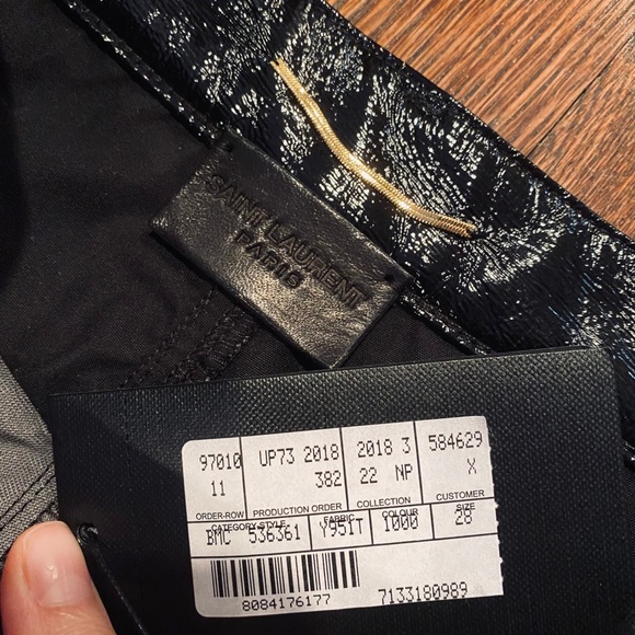 SAINT LAURENT Vinyl Trousers ✨NWT✨ - Picture 8 of 8